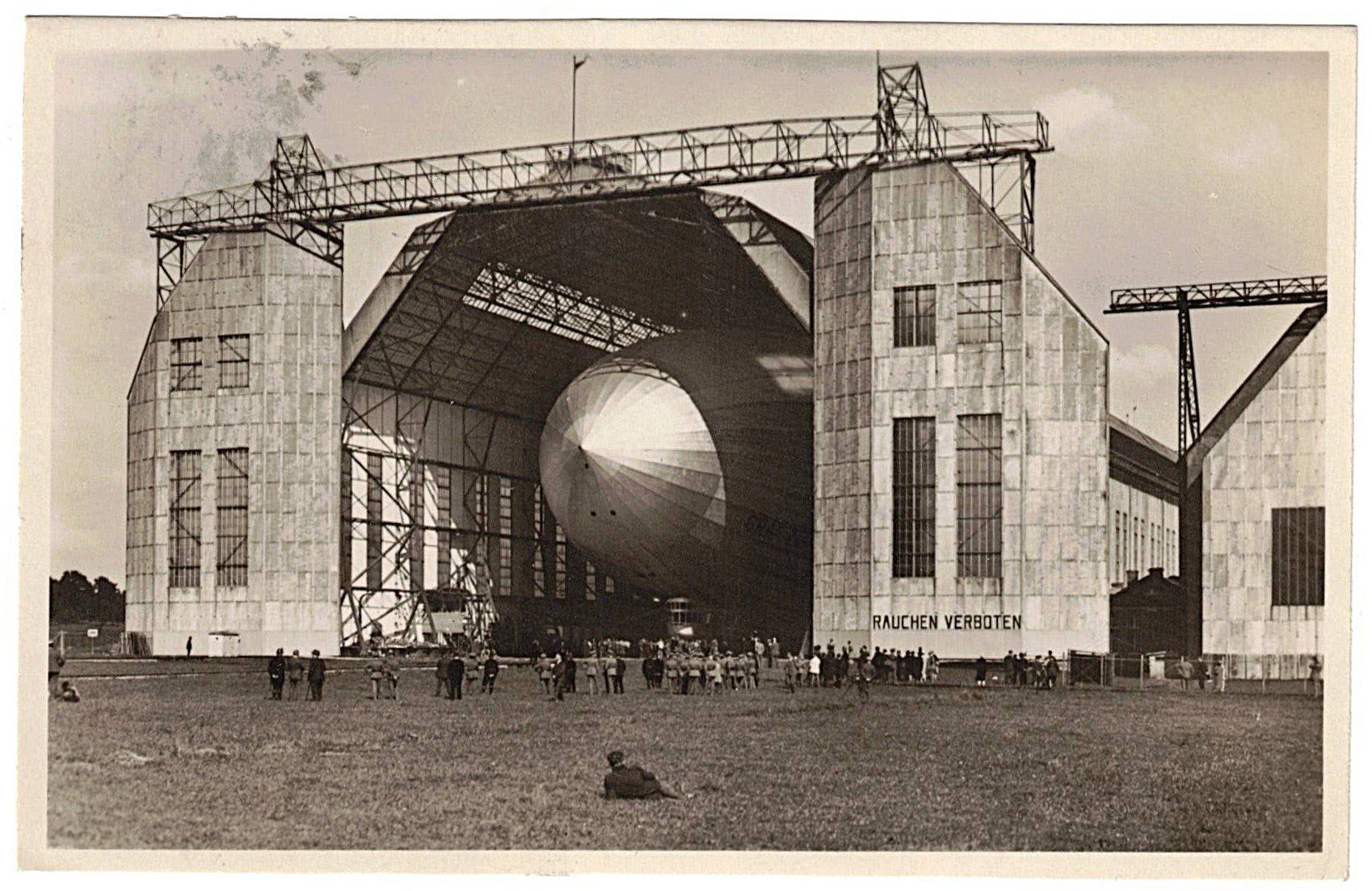 Cartoline postali: Luftschiff "Graf Zeppelin" in Halle - Zeppelin Stempel - 193 – Usato da Gossau ZH venduto da granby