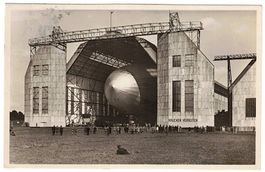 Luftschiff "Graf Zeppelin" in Halle - Zeppelin Stempel - 193
