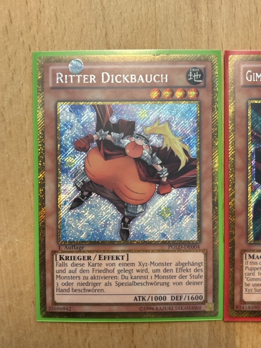 Yugioh Carte collezionabili: Yugioh Karten PGLD 3x  – Usato da Speicherschwendi venduto da YugisKartenKammer 1