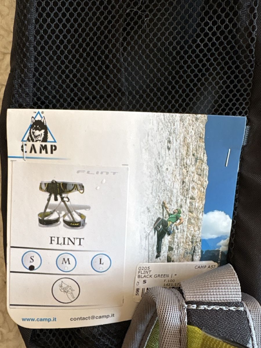 Attrezzatura da arrampicata: CAMP Flint Klettergurt Grösse S, Neu – Nuovo (secondo la descrizione) da Stels venduto da Christin33 1