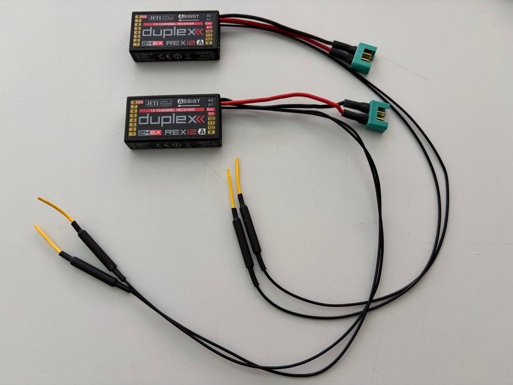 Jeti Receiver: 2 x Jeti Duplex REX 12 Assist – Gebraucht aus Schnottwil von Sigi1000