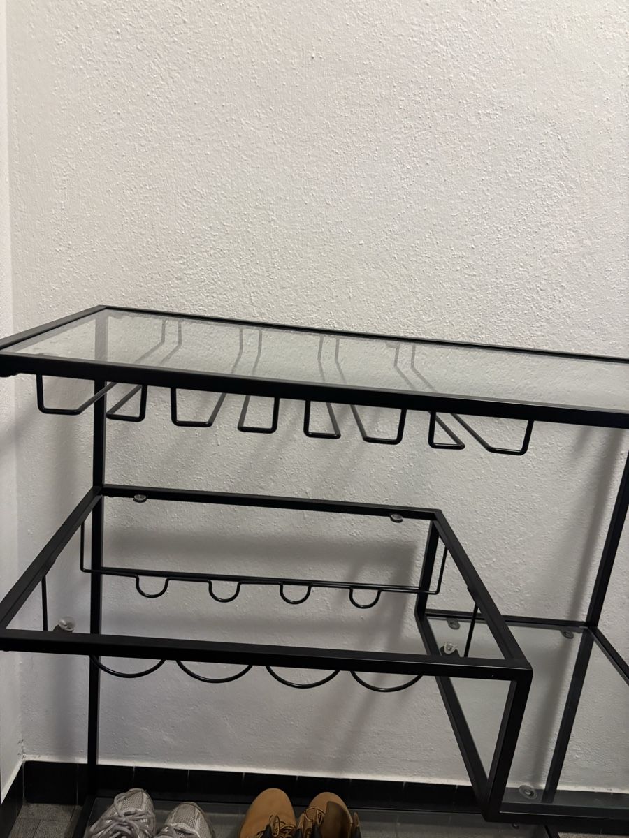 Eléments de bureau: Barwagen mit Glasablagen/ Weinregal – D'occasion à Zürich par lou_8j9v 3