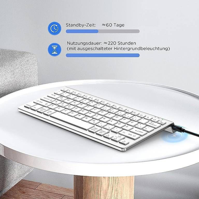 Claviers: Deutsche Bluetooth Tastatur – D'occasion à Amriswil par Vrobi 4