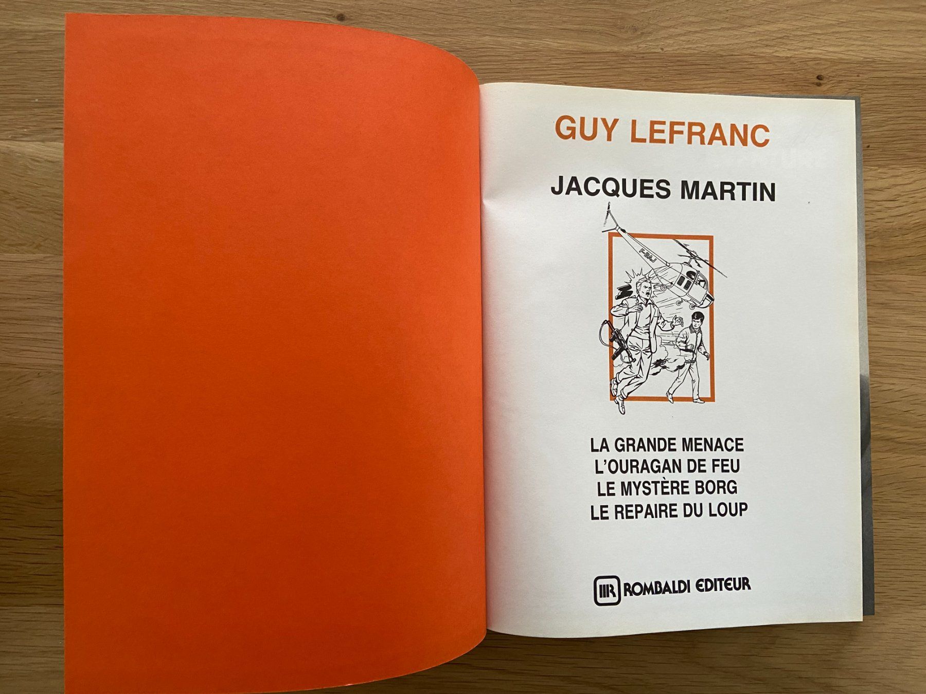 Fumetti: LEFRANC / INTEGRALE / EDITION ROMBALDI (EO) – Usato da Corcelles-près-Payerne venduto da 1562Comics 1
