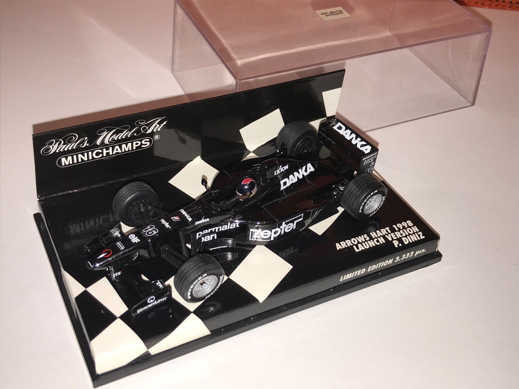 Minichamps Modellini d'auto: F1 Arrows Hart 1998 P. Diniz 1/43 Launch – Nuovo (secondo la descrizione) da Wohlen AG venduto da PrivatSammlung