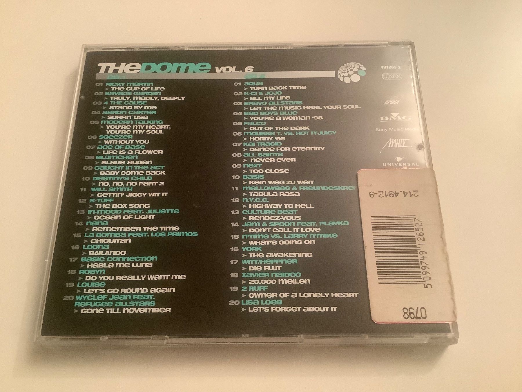 CD: The Dome / Vol. 6 / 2 CDs / 1998 – Usato da Dübendorf venduto da Shreck 1