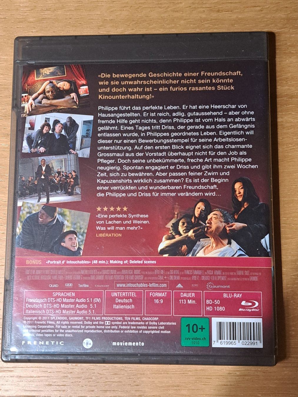 Tutti i DVDs: Blu-ray Intouchables (ziemliche beste Freunde) – Usato da Unterseen venduto da Kanica 1