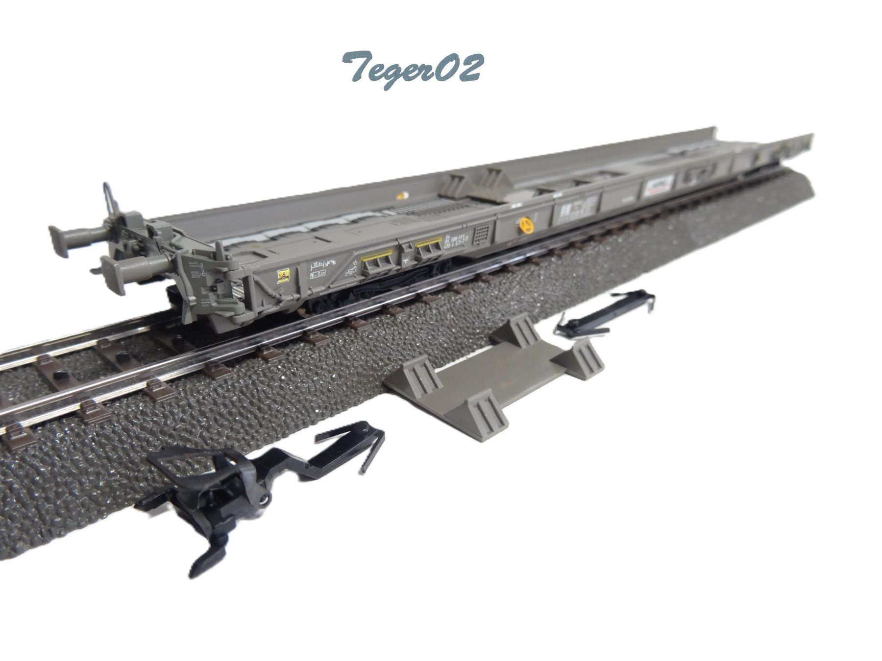 Märklin Modellini di ferrovie: Märklin H0 4796B Hupac-Wagen. – Nuovo (secondo la descrizione) da Hochdorf venduto da Teger02