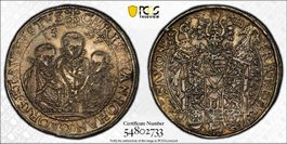 AU58 Thaler 1597 -Christian II, Jean Georges Ier et Auguste