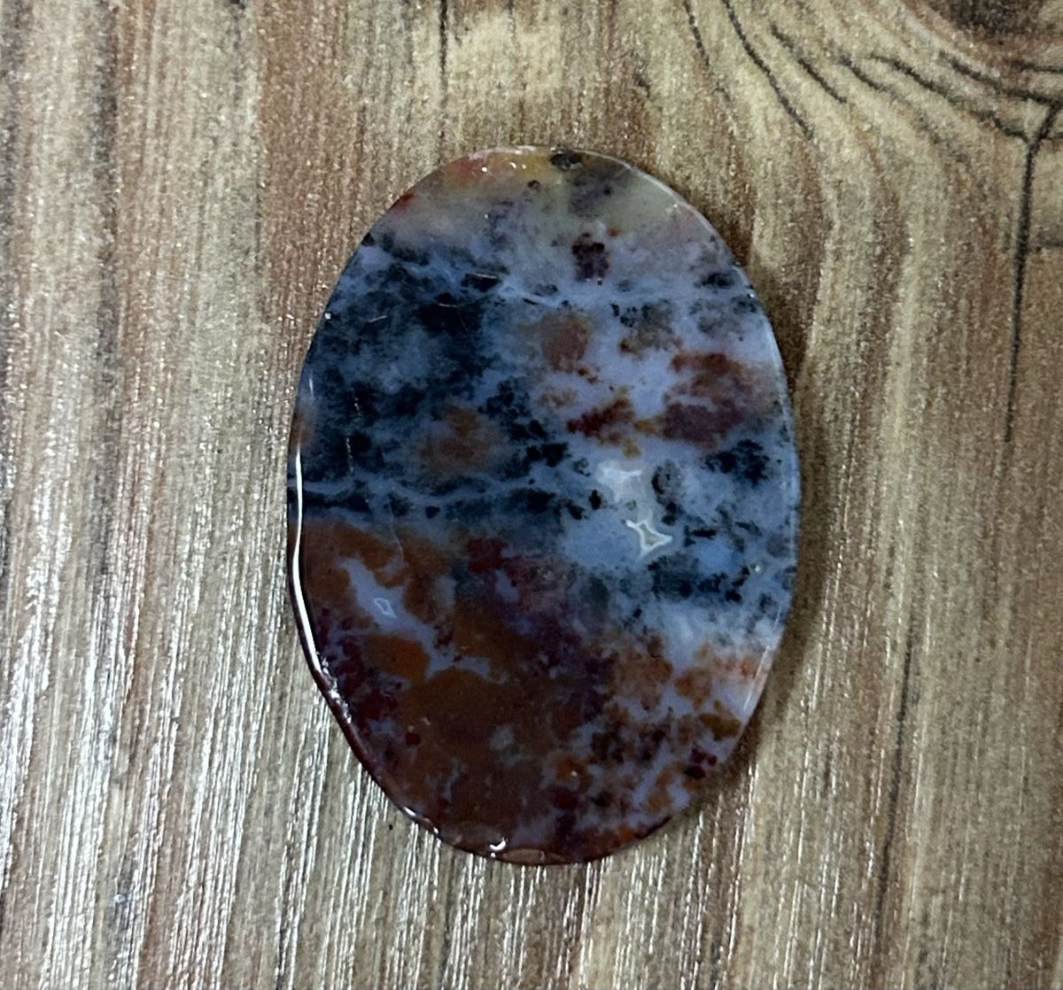 Pietre preziose: Oval Moss Agate Cabochon – Usato da brent venduto da fukusapes 1