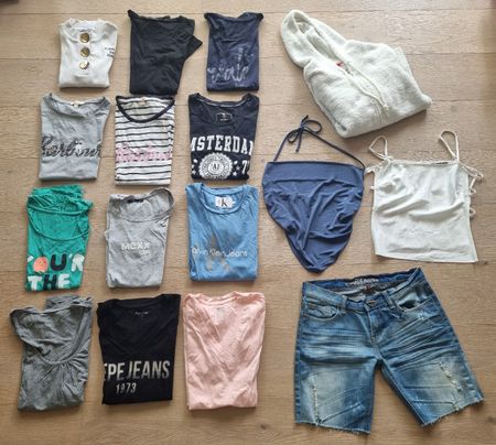 Kleiderpaket Gr. XS - S 16 Teile für Mädchen Sommer Set