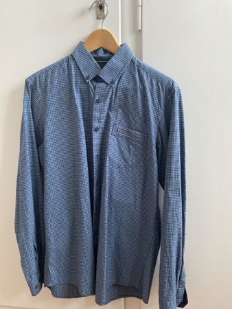 Basefield Modern Fit Hemd Gr. M 39/40 blau kariert