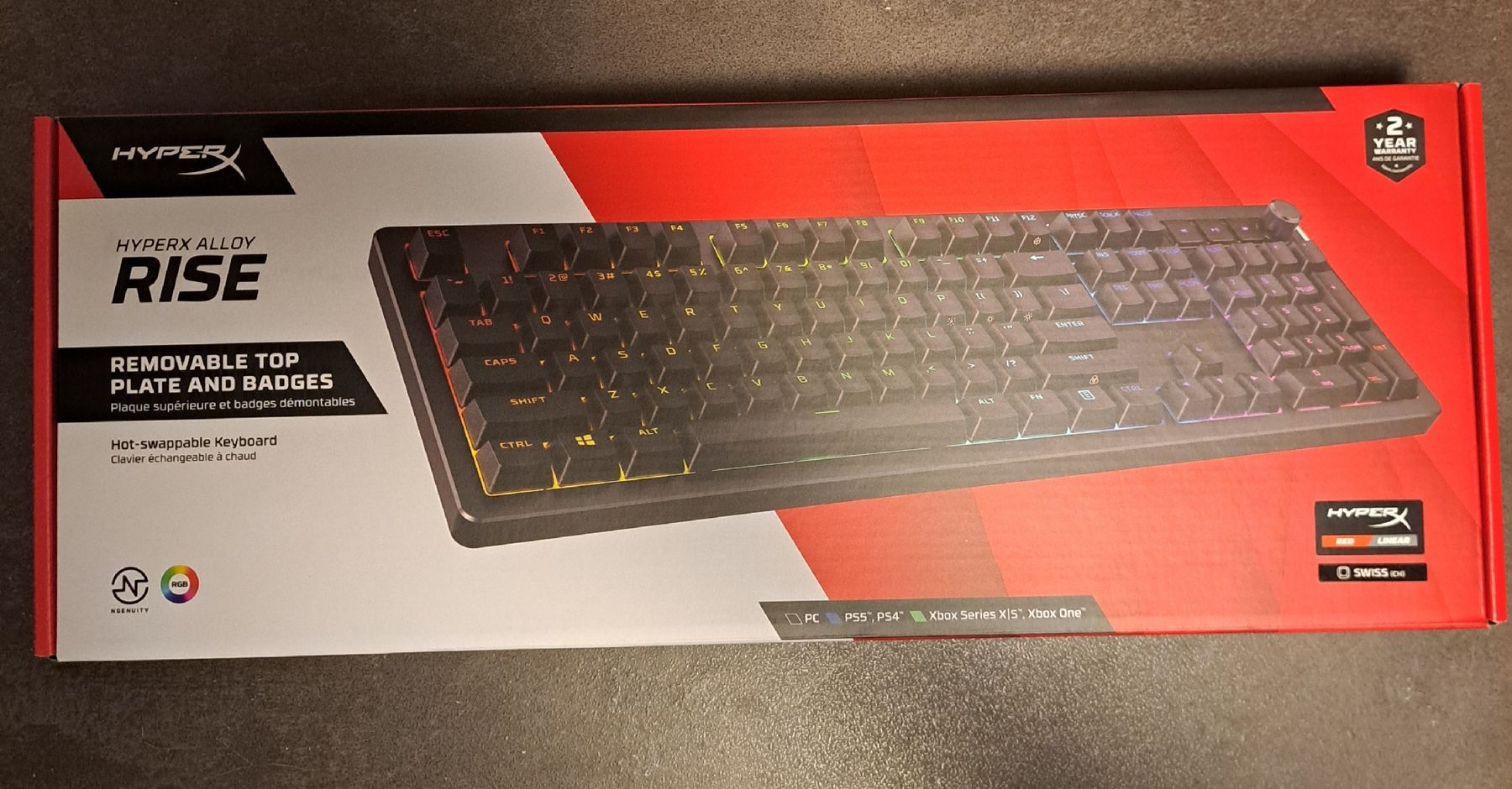 Hyperx Tastiere: HYPERX Alloy Rise Ch-Layout (Formfaktor 100) – Nuovo e nell'imballaggio originale da Wattwil venduto da andreas_inspire 2