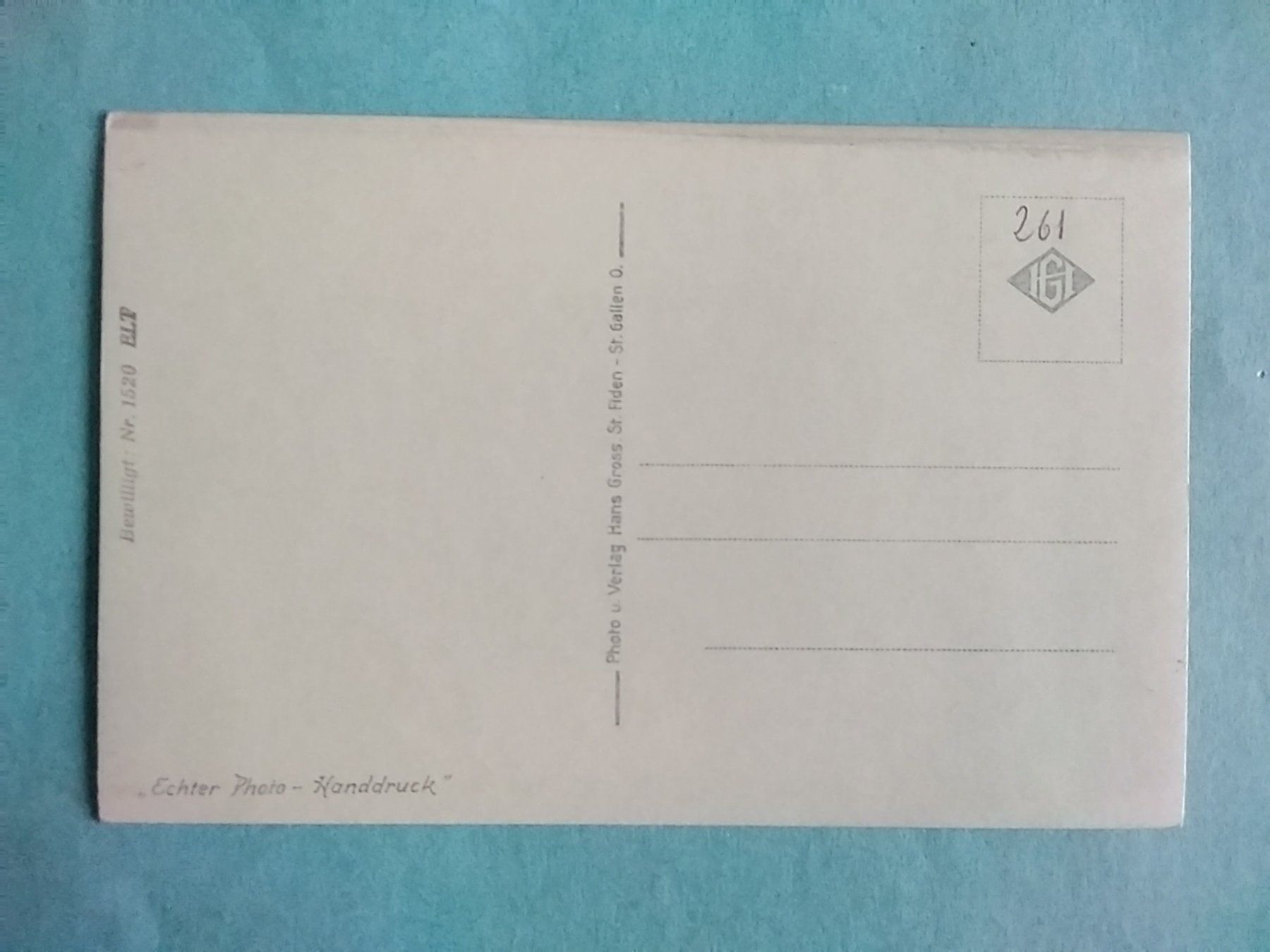 Ansichtskarten: SG St. Gallen Hauptpost Oldtimer – Gebraucht aus Appenzell von lama19 1