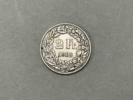 Schweiz 2 Franken 1905  