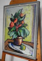 MATHYS Adolf 1889-1993 expr. Stilleben Begonien