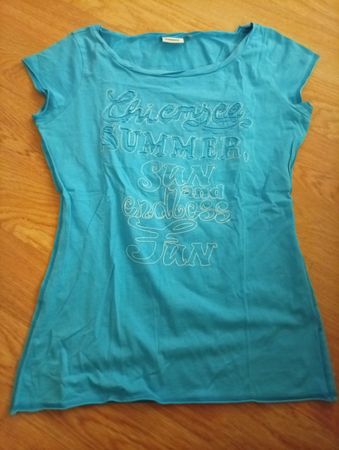 Chiemsee T-Shirt, türkis, Gr. M, Sommer Print!