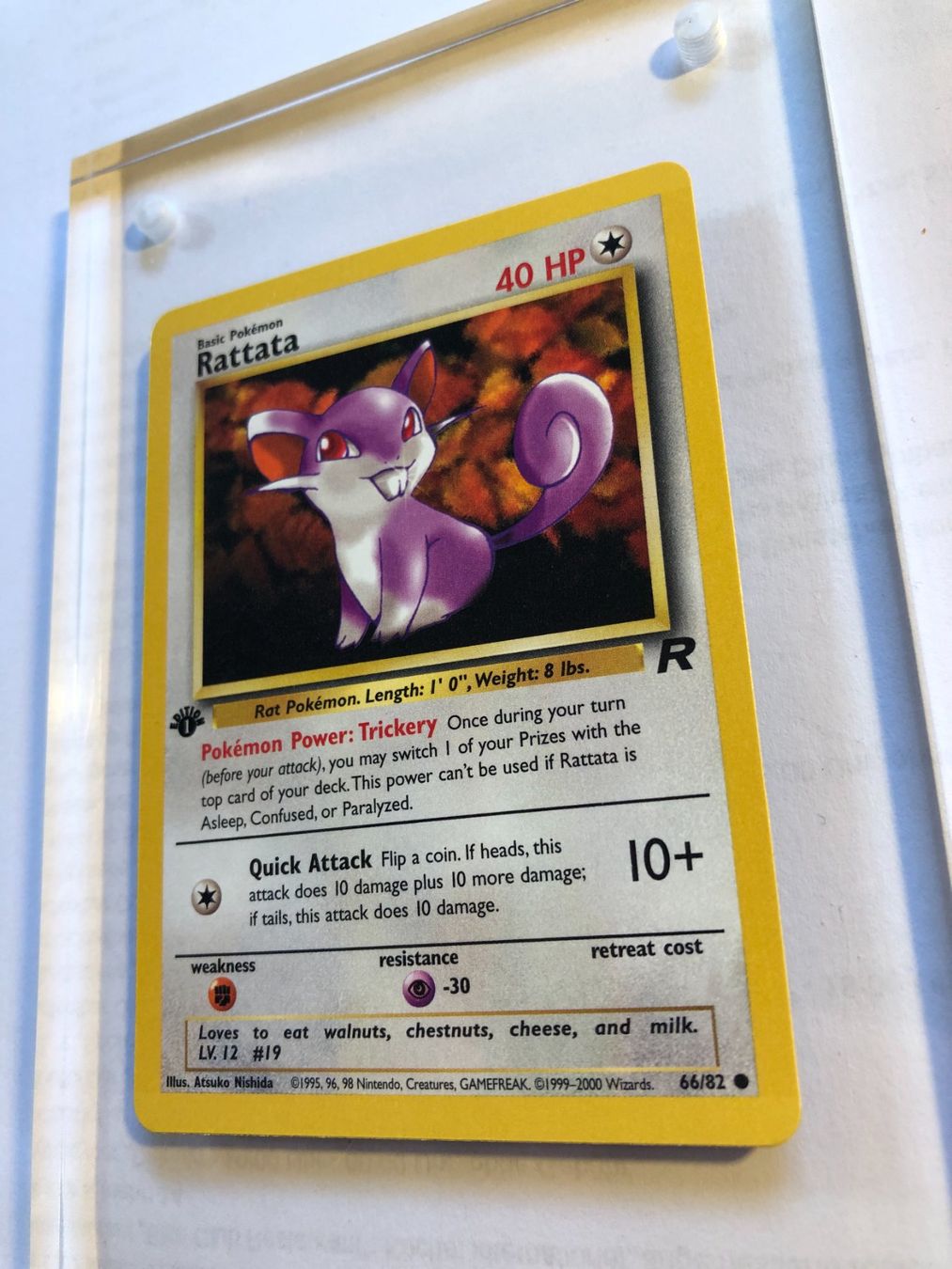 Sammelbilder & Trading cards: Rattata 1st Team Rocket - MINT - ab 1.- – Gebraucht aus Giubiasco von dan_pr8b 2
