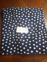 Tessuto pois blu e bianco 1,60m x 1,40m