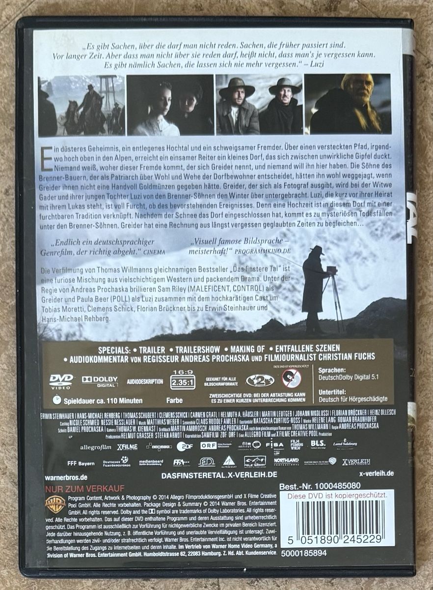 Alle DVDs: DAS FINSTERE TAL  – Neu (gemäss Beschreibung) aus Dietikon von AndreaSch01 1
