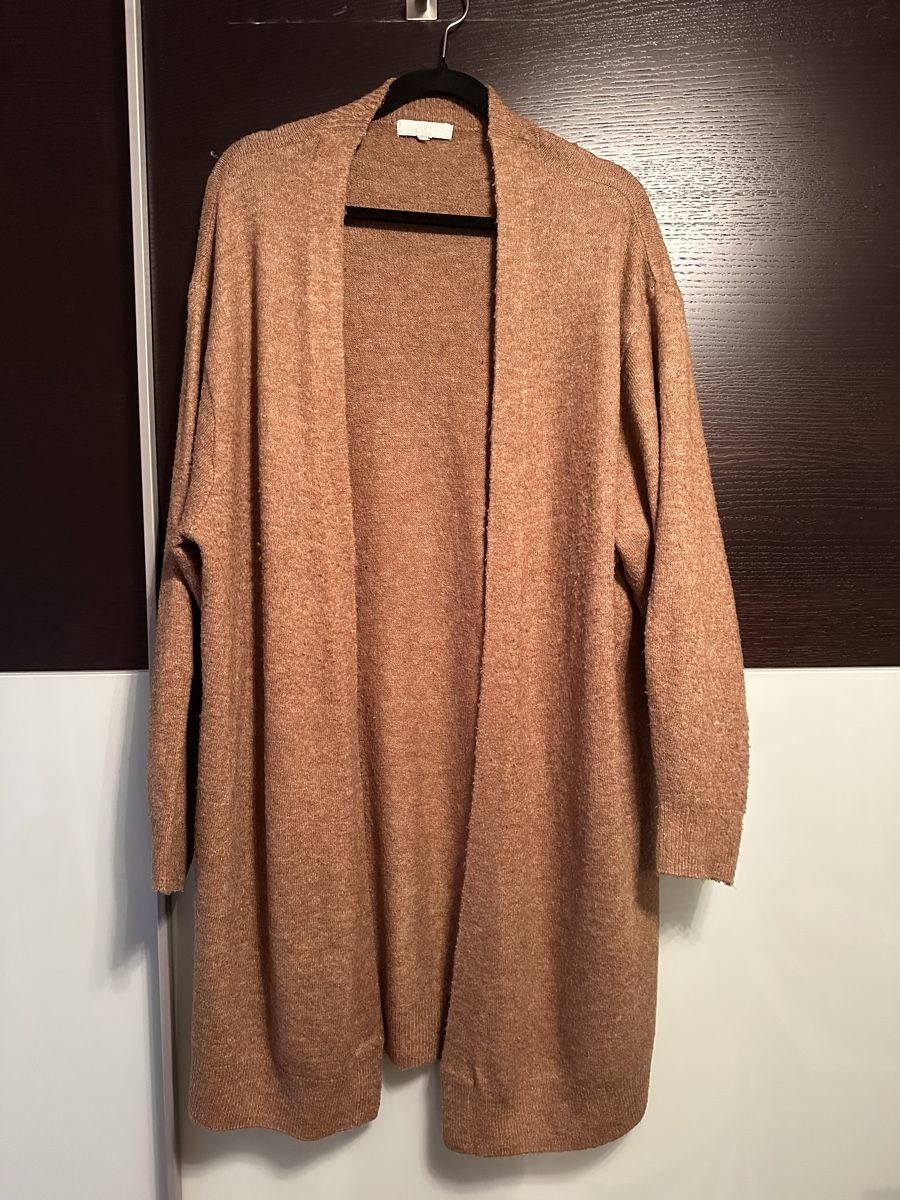 H&M Giacche: Brauner Cardigan, offen, Gr. L – Usato da Altendorf venduto da Eastwick4