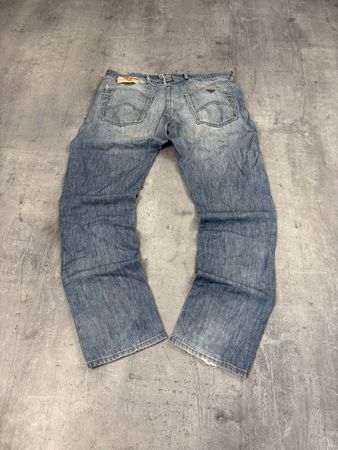 Vintage Armani Straight Baggy Jeans (XL)
