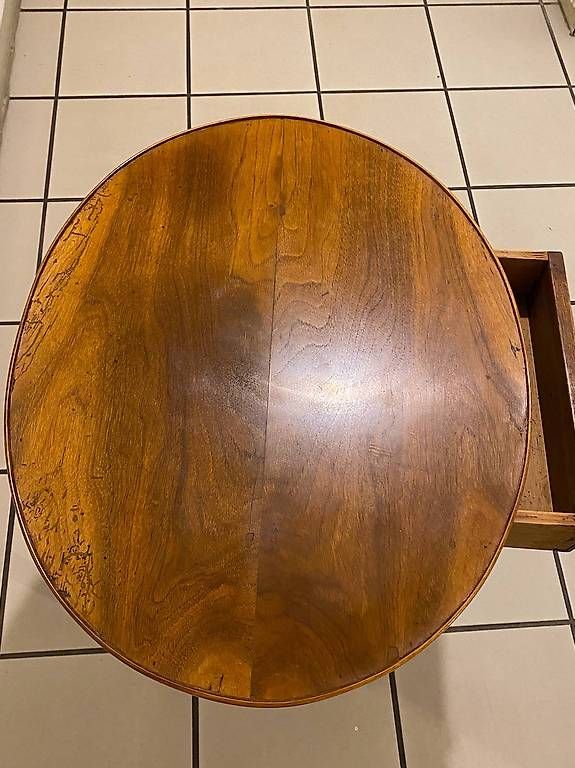 Tavoli: Table en bois avec un tiroir – Usato da St-Blaise venduto da NSUTT1953