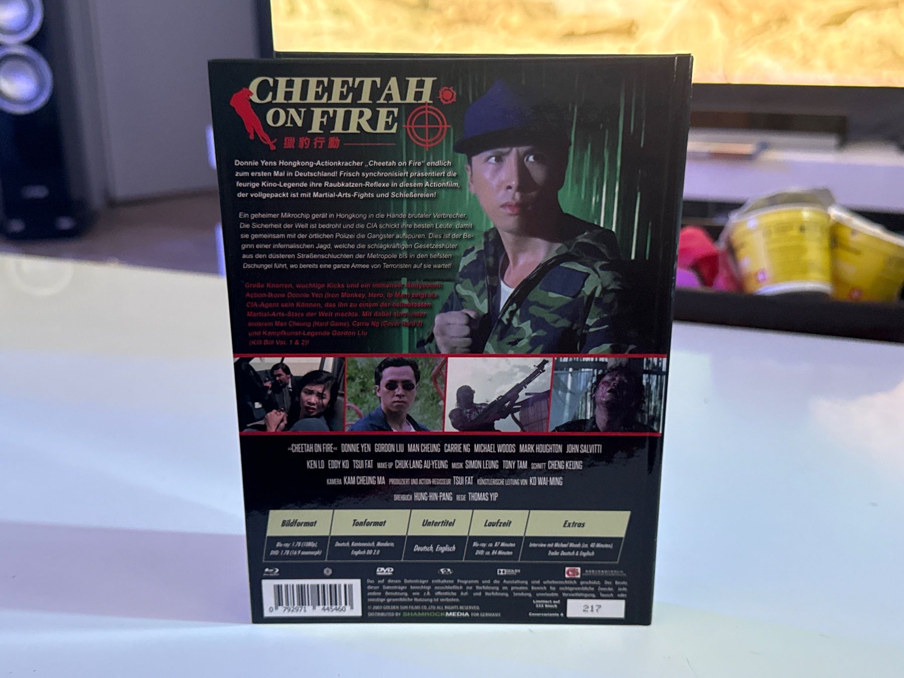 Tutti i DVDs: Cheetah on Fire Mediabook Vergriffen – Nuovo (secondo la descrizione) da Allschwil venduto da meeresperle 1