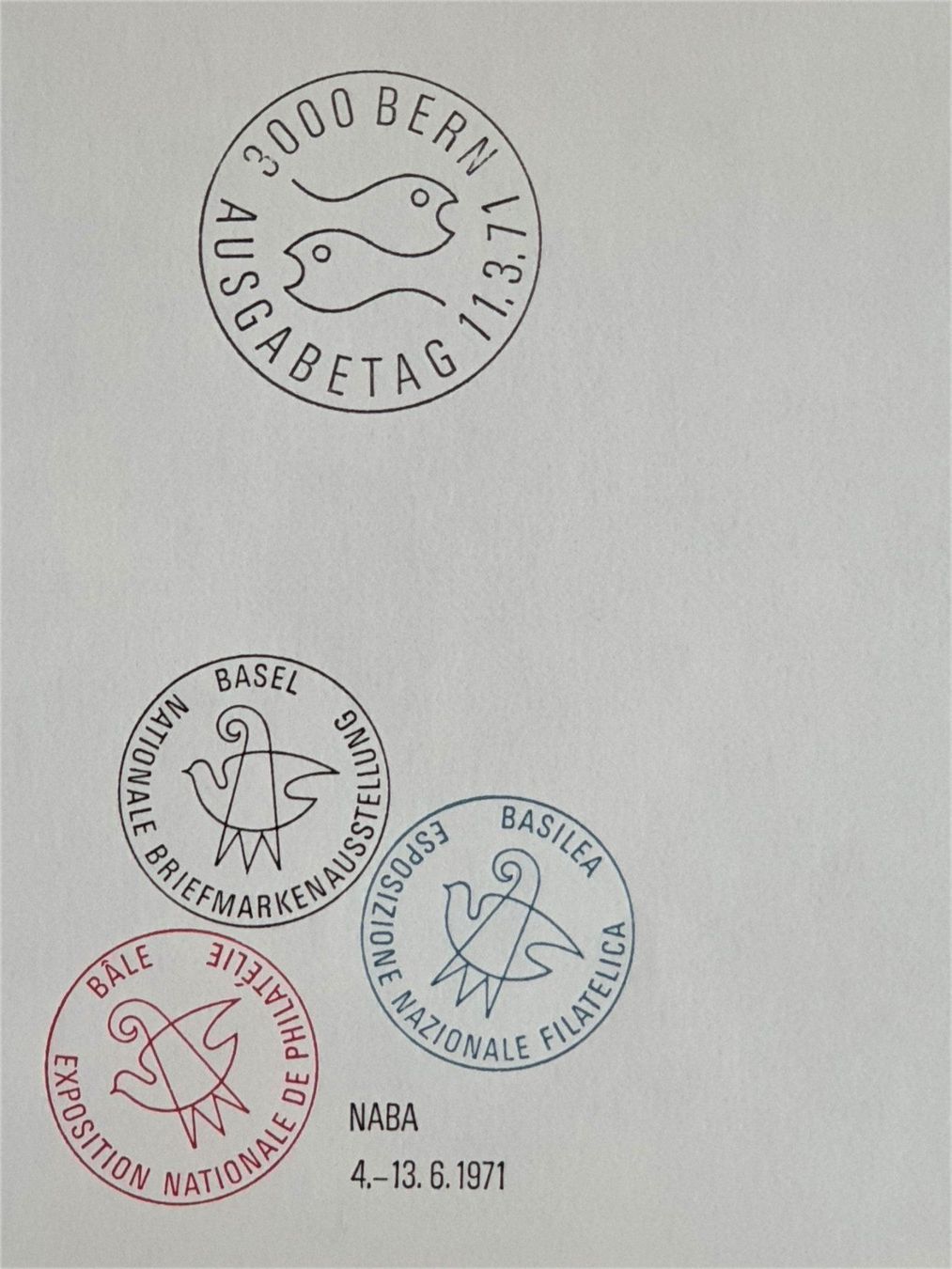 Alle Briefmarken: (22)  Nat. Briefmarkenausstellung 1971 – Gebraucht aus Schwarzhäusern von Inot3 5