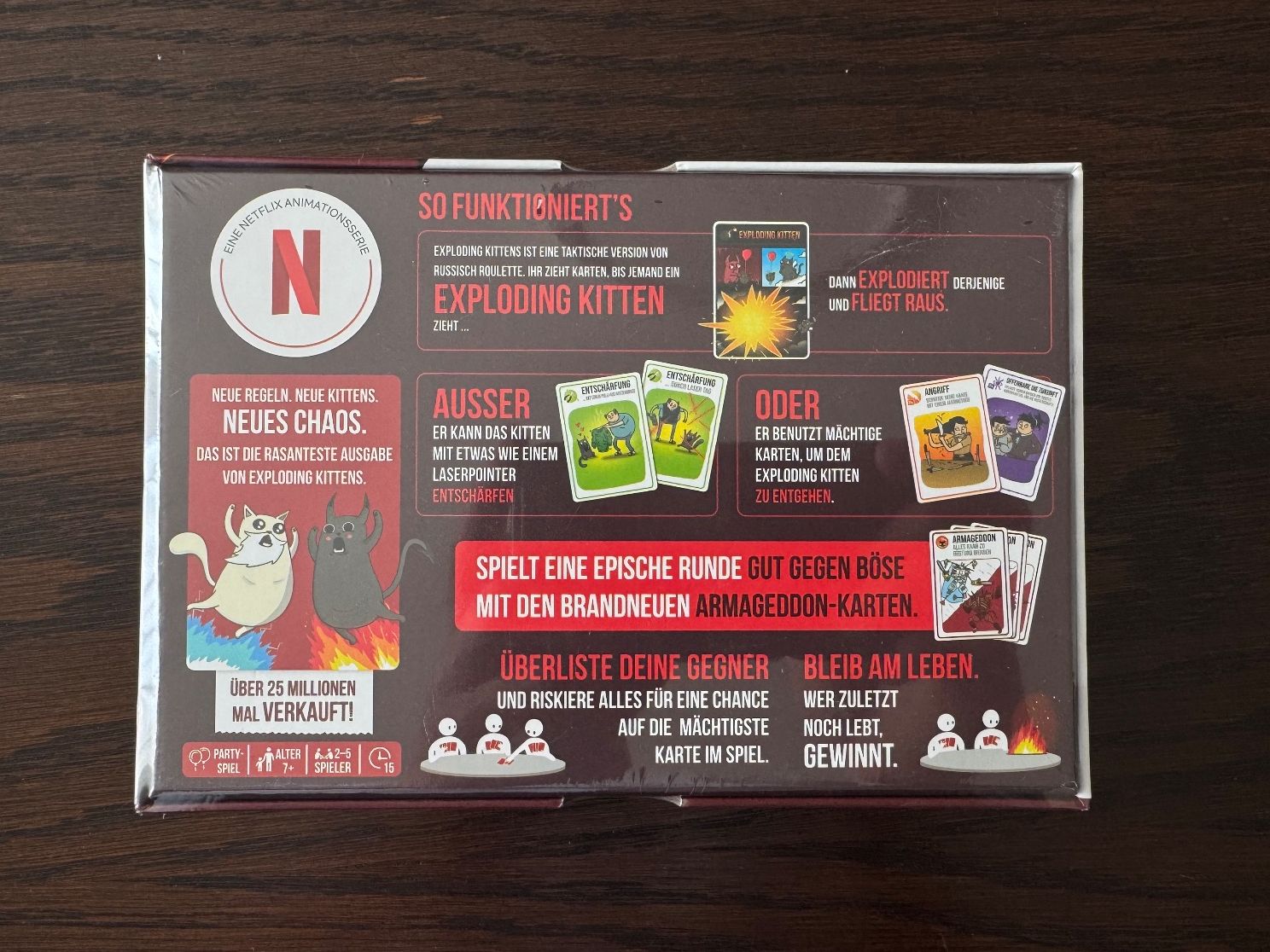 Spiele: Exploding Kittens; Good vs. Evil (NETFLIX) Originalverpackt – Neu und originalverpackt aus Binningen von Dan_Shachar 1