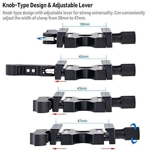 Kamera: Schnellspanner Quick Release Plate mit Einstellbarem Hebel – Neu und originalverpackt aus Châtelaine von topshop.switzerland 1
