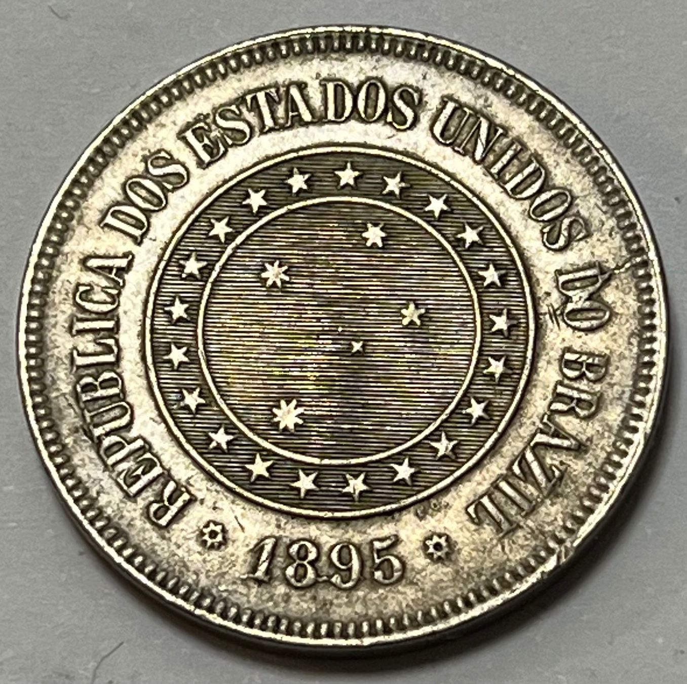 Tutti le monete: 100 Reis - Brazil -1895 – Usato da Dietikon venduto da Numis8953