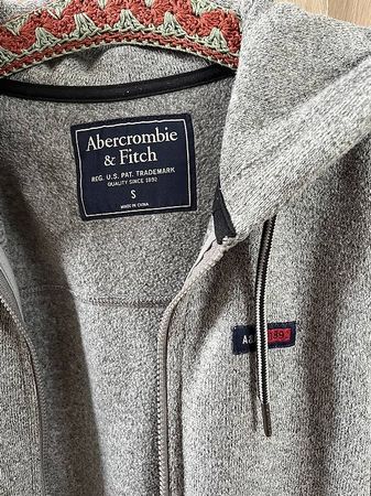 Abercrombie & Fitch Hoody, Men, Zipper, Grösse S