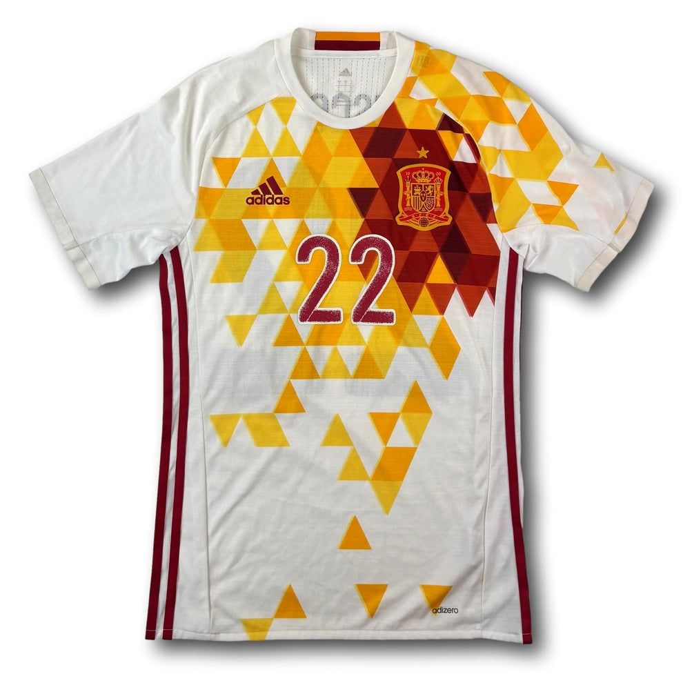 Canottiere & Pantaloni: Spanien - 2016 - Auswärts - S - adidas - Isco – Usato da Bolligen venduto da ToTheJerseyEquipment 1