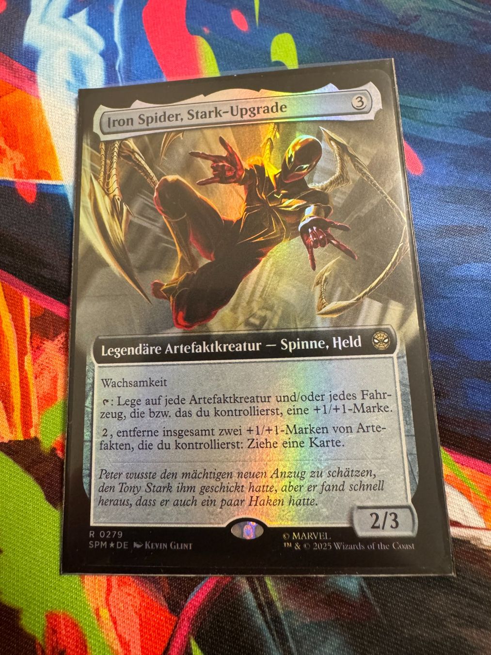 Magic The Gathering Carte collezionabili: Iron Spider, Stark-Upgrade -Foil-Marvel's Spider-Man - Magic – Nuovo (secondo la descrizione) da Bülach venduto da Pfrenzel