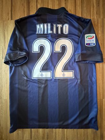 Original Milito Inter Milan 2013/14 Trikot L
