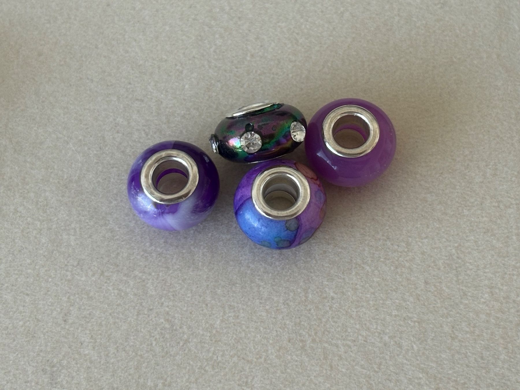 Armbänder & -reifen: Luxus Elegante 18 cm Armband/Beads Farbe :Silber/Multicolore – Neu (gemäss Beschreibung) aus Biel-Bienne von Roserosse13 5