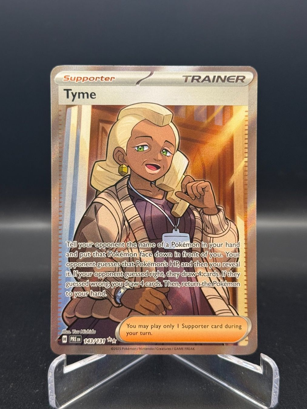 Pokémon Sammelbilder & Trading cards: Tyme (PRE 143) – Gebraucht aus Birmensdorf ZH von SnorlaxMail