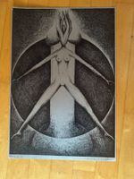 Lithographie vom Vladislav Cimburek  P.A. 1976, mit Widmung
