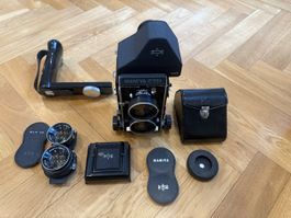 Mamiya C330 TLR Mittelformat Kamera mit Objektiven & Zubehör