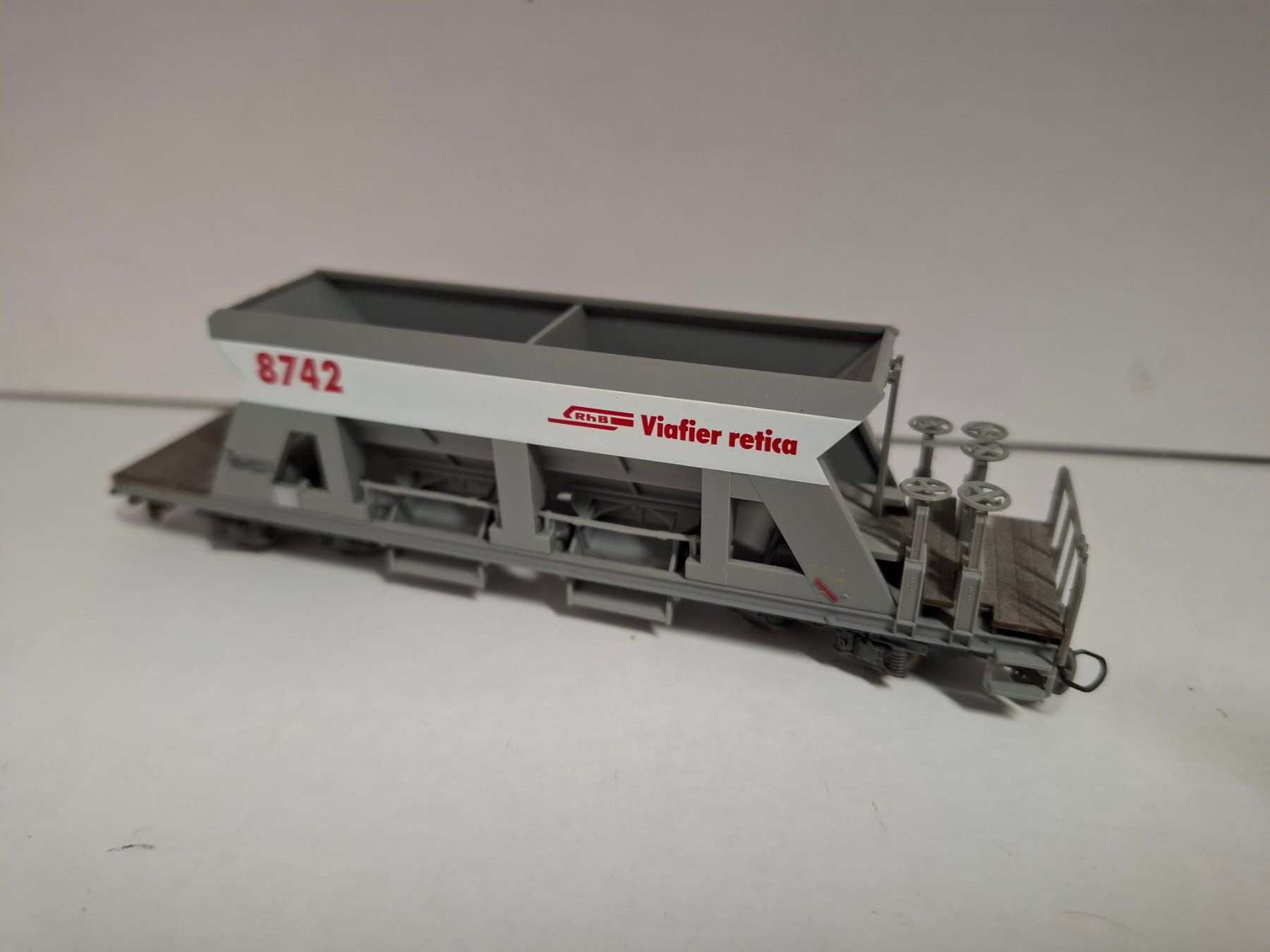 Bemo Modellini di ferrovie: BEMO Güterwagen HOm RhB – Usato da Stettlen venduto da hof_psy8 1