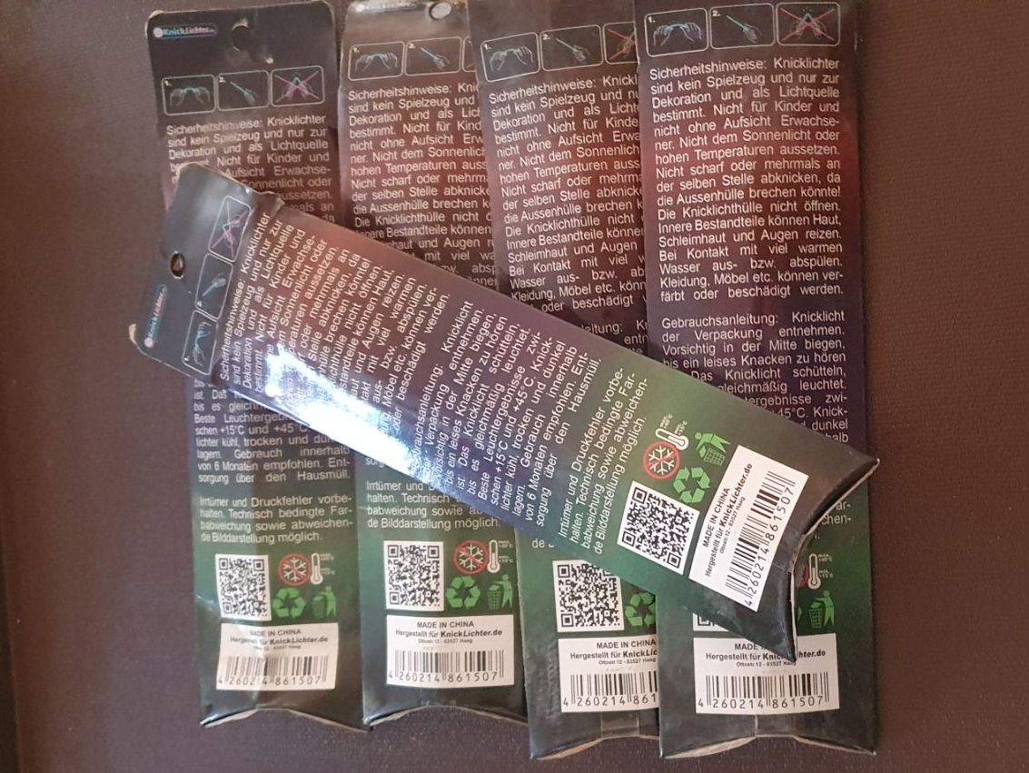 Lampade: 5 Stück Maxi Power Knicklicht – Nuovo e nell'imballaggio originale da Läufelfingen venduto da jac_vp95 1