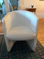 Rolf Benz Sessel weiss mit Rollen