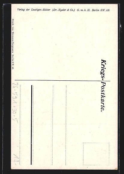 Cartoline postali: Walter Trier: Geteilte Keile - Doppelte  – Usato da Berlin venduto da bartko-reher 1