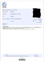 2 Fussball Ticket FC Grenchen 15 gegen GC Zürich Sitzplatz