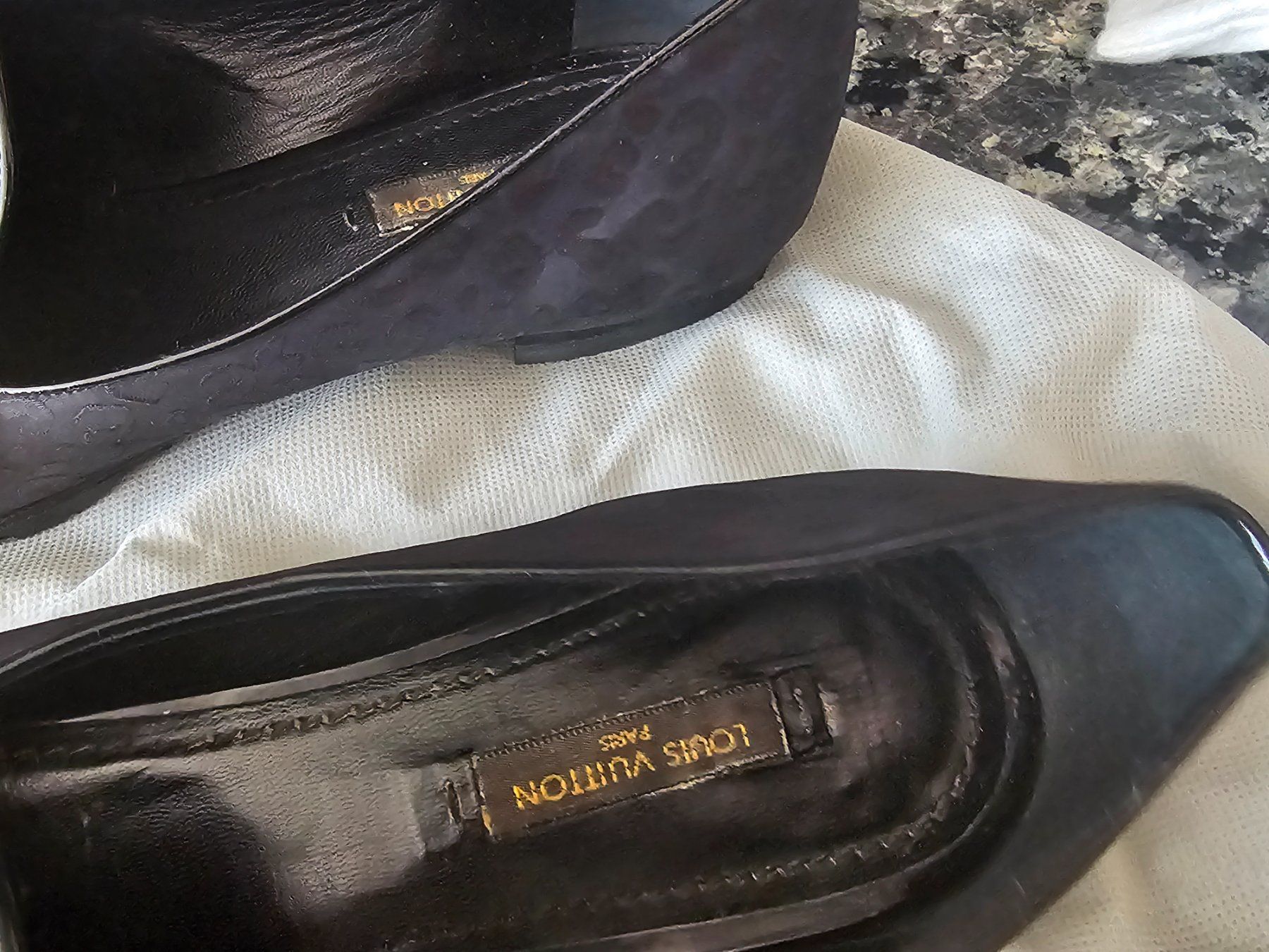Louis Vuitton Scarpe da donna: Louis Vuitton  Ballerina, Grösse 39, Schwarz – Usato da Zürich venduto da Luxury79 6