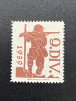 Schweiz 1939 Soldatenmarke Kommandostäbe 9.Div. ungebraucht