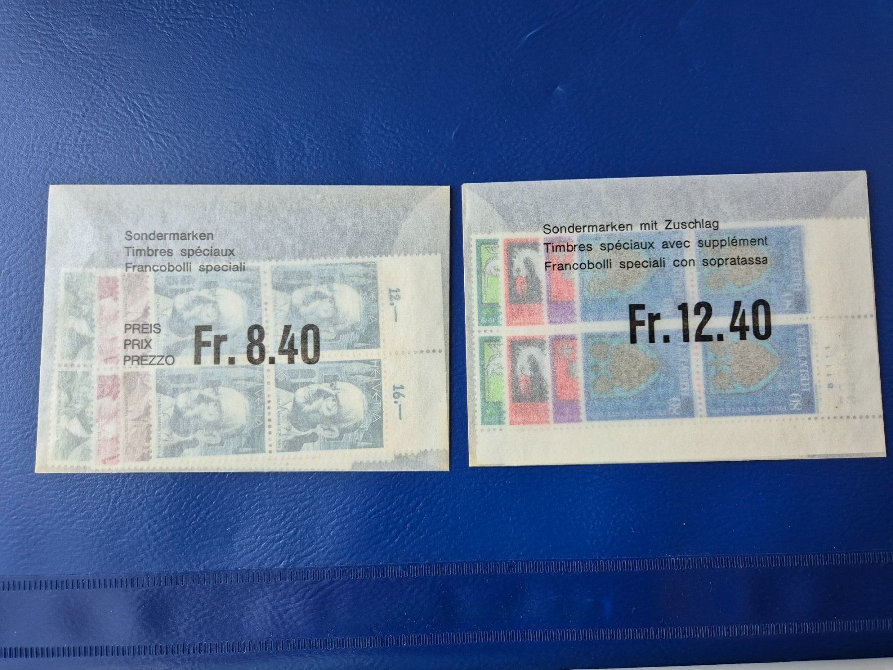 Alle Briefmarken: 8 postfrische 4er Blocks Helvetia 1979 – Neu und originalverpackt aus Seewen SZ von SuperpumaDisplayTeam 4