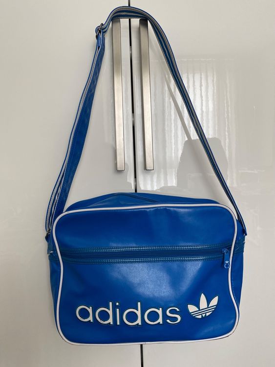 Adidas tasche store blau silber