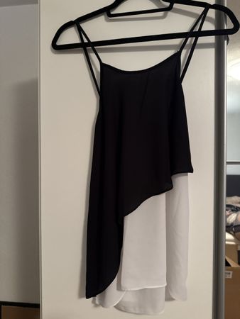 Damen Top AVANT-PREMIERE Schwarz Weiss Grösse 38